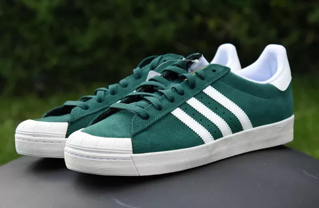 RARE ADIDAS HALF Shell Vulc Skateboarding Green White CQ1218 Men