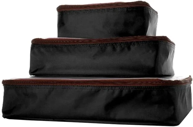 Samantha Brown Packing Cube 3-piece Set  NWT Black