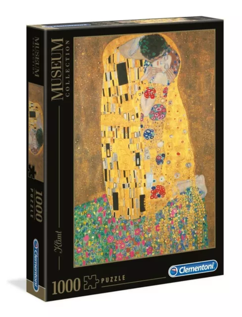 Puzzle Clementoni 1000 Pezzi Museum Collection The Kiss Klimt