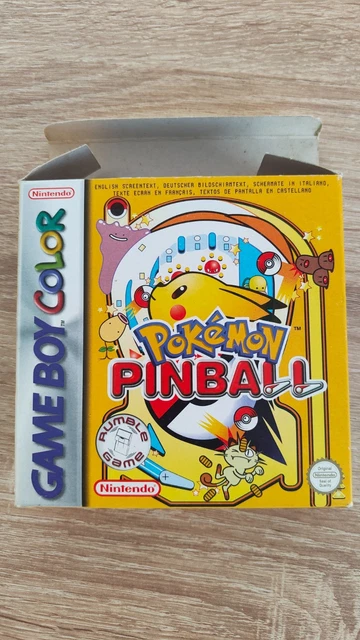 Livret De Cartouche Game Boy Color Pokémon Pinball - Très Bon état - Version 2001