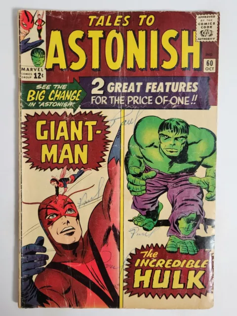 TALES to ASTONISH #60 (GD) 1964 GIANT-MAN! Stories featuring the Hulk begin!