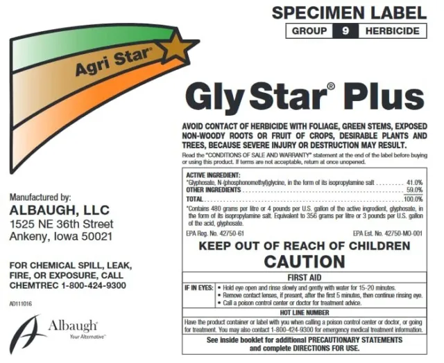 Gly Star Plus Herbicide 2.5 Gals (41% Glyphosate w/ surfactant, generic Roundup) 2