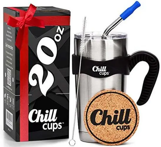 Chill Cups 20oz Insulated Stainless Steel Tumbler  Assorted Colors , Sizes