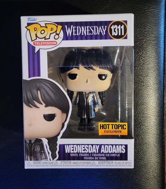 Funko Pop! Netflix Wednesday Addams #1311 Metallic Hot Topic Exclusiv