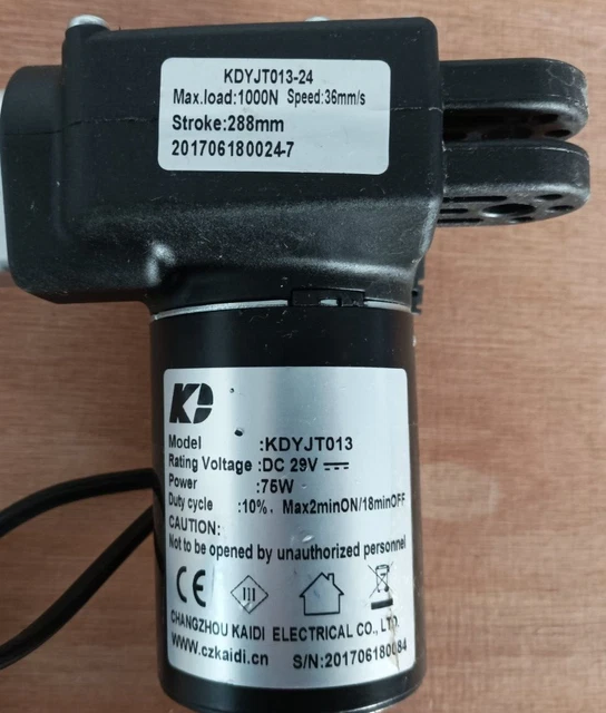 Moteur d'actionneur linéaire KDPT007-156 pour fauteuil releveur inclinable électrique Kaidi