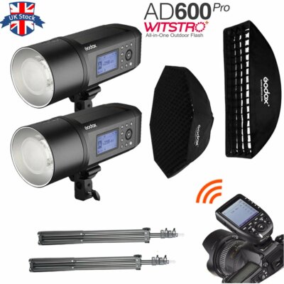 Softbox GODOX WITSTRO AD400Pro 2.4G Flash WIRELESS OUTDOOR STATIVO XPRO 