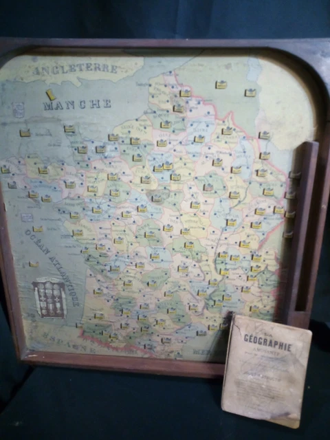 JEU ANCIEN LA France en Puzzle dans sa boite complet