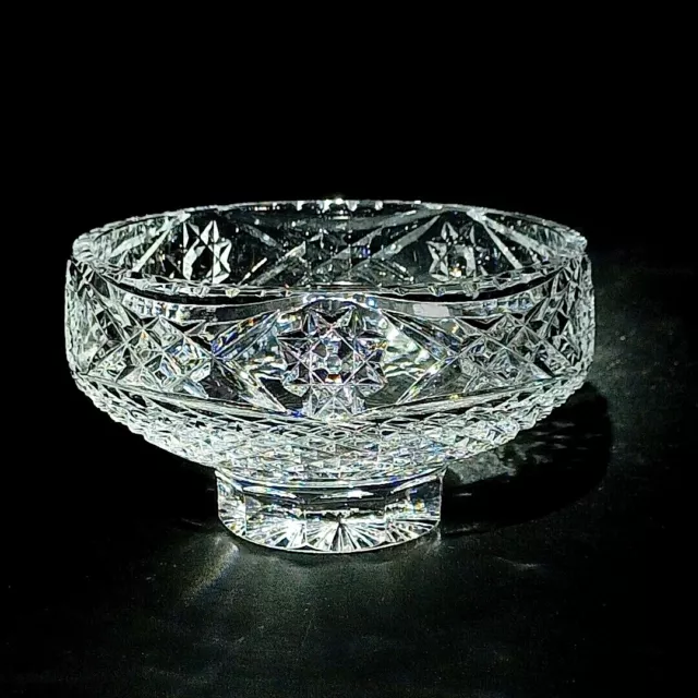 1 (One) TYRONE CRYSTAL Cut Lead Crystal 5" Bowl - Signed RETIRED