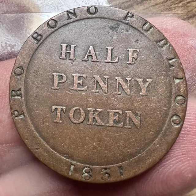 Isle Of Man 1/2 Penny 1831