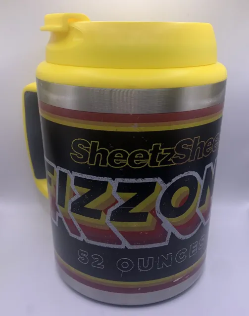 Vintage SHEETZ Fizzonator 2.0 52oz Drink Cup Mug Jumbo Thermos Promotion