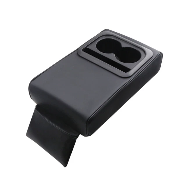 US Universal Center Console Box Armrest Cushion Pad Elbow Bracket Cup Holder