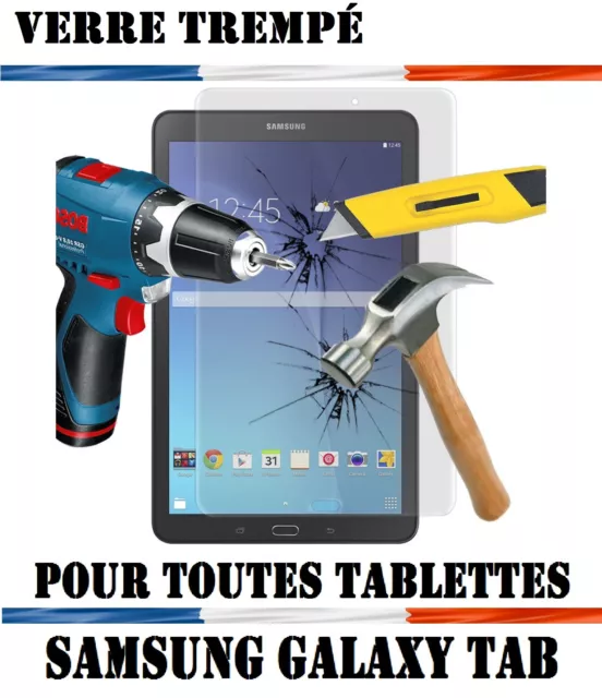 @ Protecteur Écran Protection Verre Trempé  Vitre Samsung Galaxy Tablette