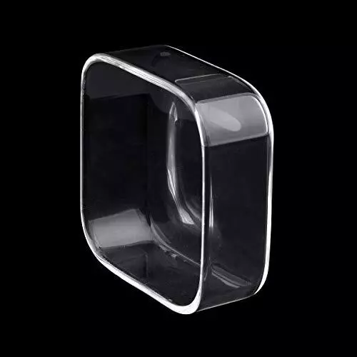 Aquarium Shrimp Feeder Dish Fish Tank Feeding Bowls Glass Square Clear Dish T...