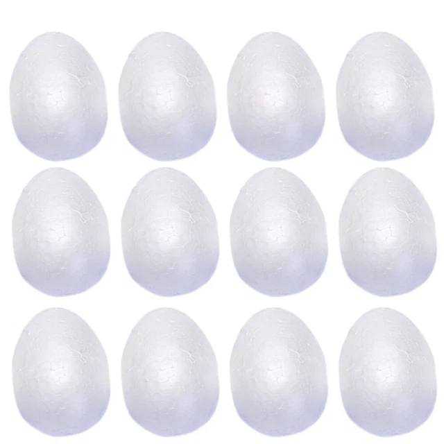 12 pz schiuma modellabile bambino per fai da te uova in polistirolo regalo bambini Pasqua