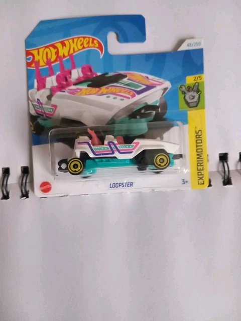 HOT WHEELS LOOPSTER (White, Pink and Turquoise) 2/5 Experimotors