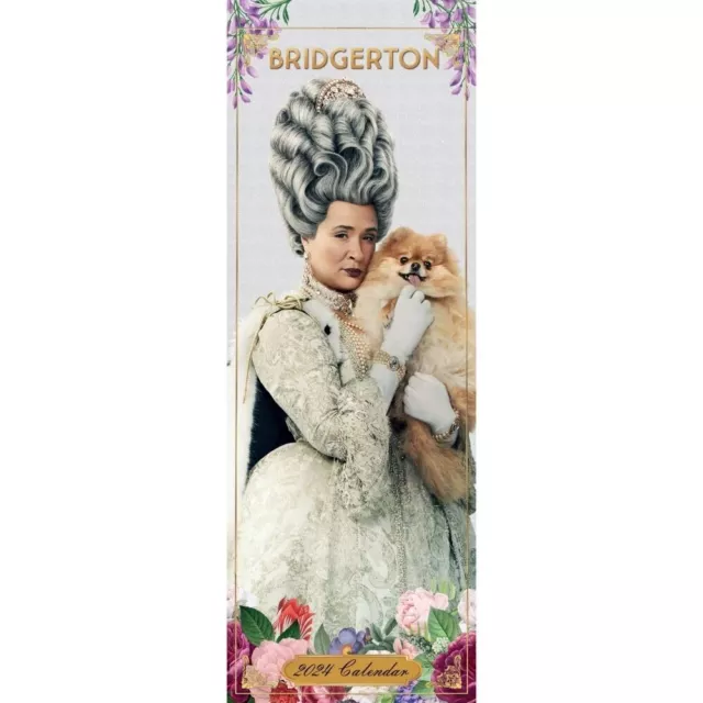 BRIDGERTON 2024 CALENDAR, Month To View Slim Wall Calendar, Official