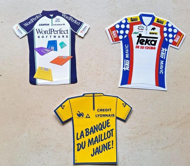 Lot De 3 Autocollants Vintage – Cyclisme Tour De France Coca Cola, Made In France