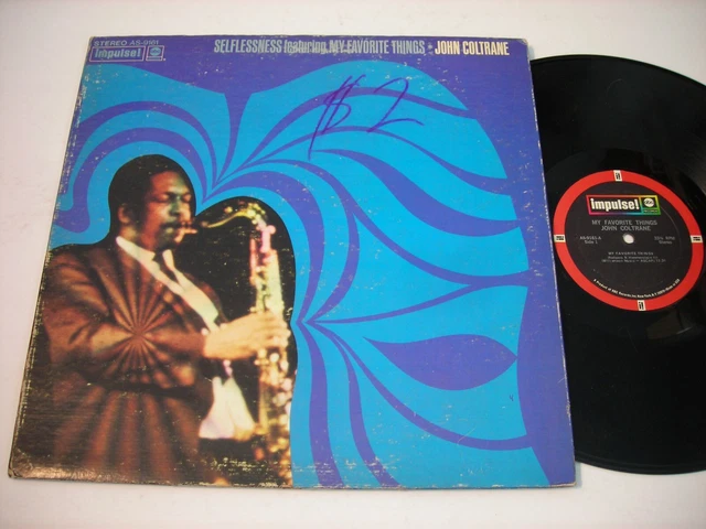 JOHN COLTRANE SELFLESSNESS featuring My Favorite Things 1968 Stereo LP