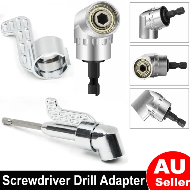 Screwdriver Drill Extension Driver 105 Degree Right Angle Drill Bit Tool Adapter