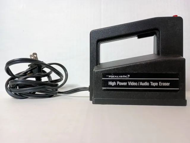 Vintage 1983 Radio Shack Realistic Bulk Tape Eraser 44-232 W Box 8