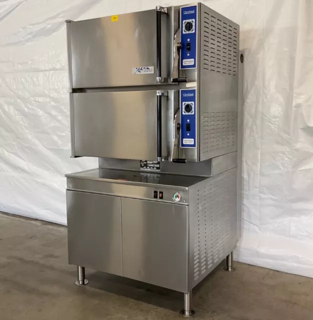 Used Cleveland 36 Pan Gas Convection Steamer 36CGM16300 from School