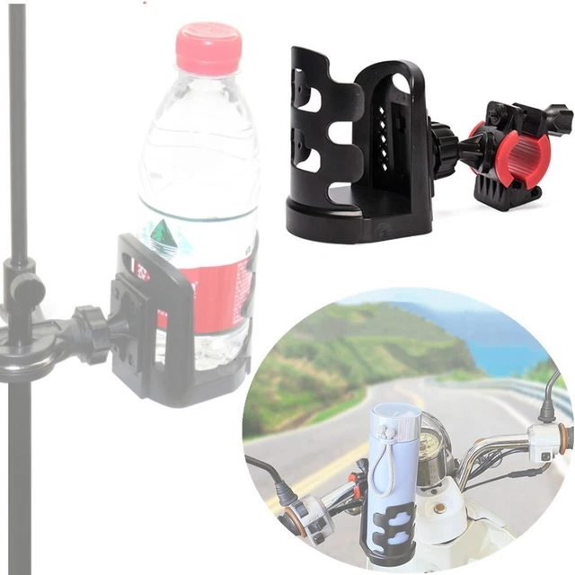 Quick and Easy Operation Drink Holder for Mic Stand or Bicycle Motorcycle