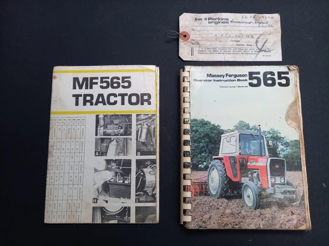 1973-83 Massey Ferguson Mf 174 4S Trattore Parti Catalogo Manuale Mint