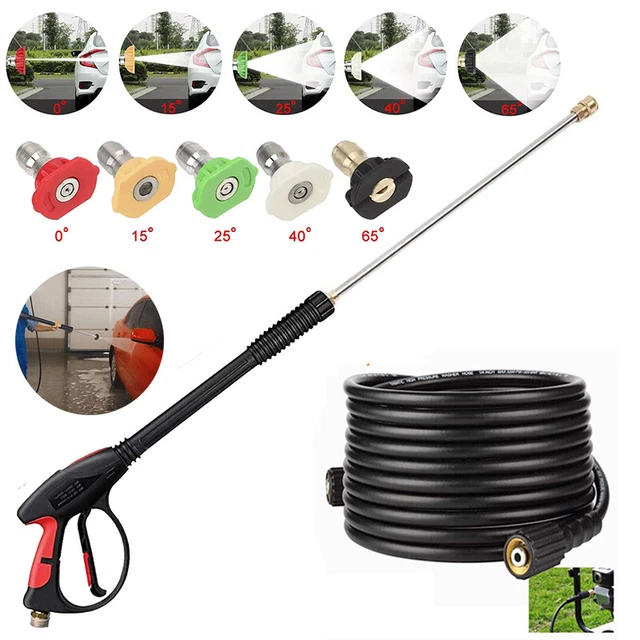 4000PSI HIGH PRESSURE Car Power Washer Gun Spray Wand Lance Nozzle and