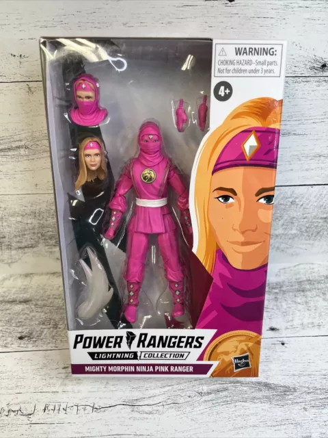 Power Rangers Lightning Collection Mighty Morphin Ninja Pink Ranger Figure (Kat)