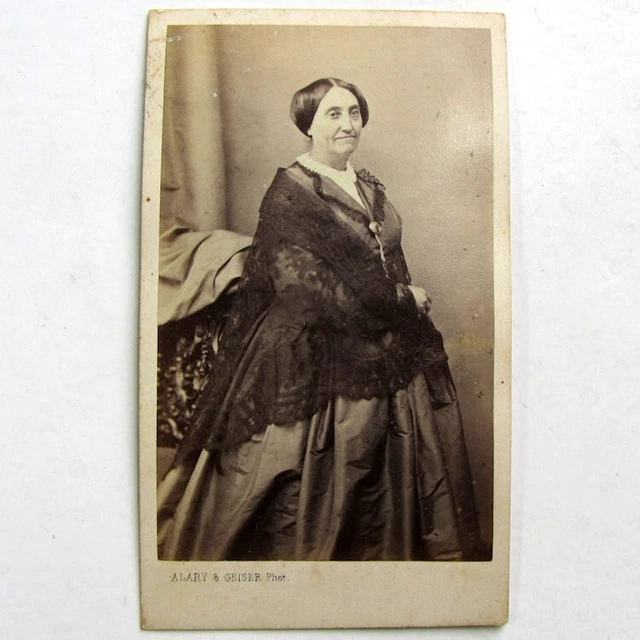 Photo Ancienne Jeune Femme Mauresque 1865 - Algérie - Tirage Albuminé Alary Geiser