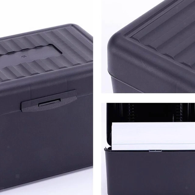 Visitenkartenhalter, Aufbewahrungskoffer, Büro-Organizer-Box für Schreibwaren