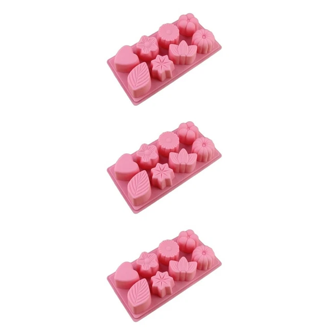 3 piezas 8 havity moldeado silicona hazlo tú mismo chocolate dulces cupcake jelly