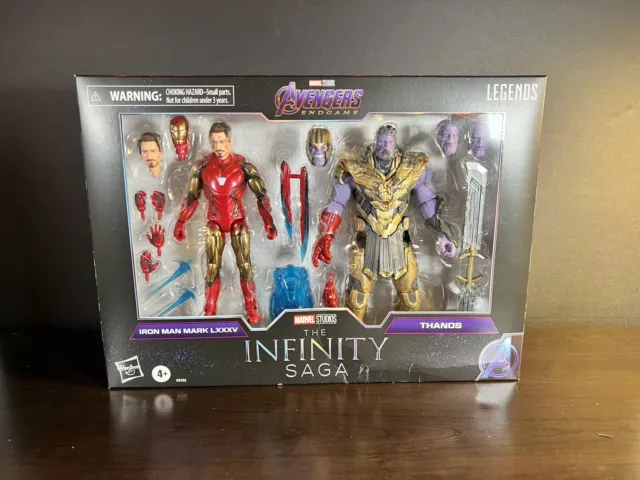 Marvel Legends Infinity Saga Iron Man Mk85 And Thanos 2-pack
