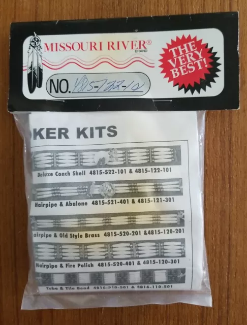 Missouri River Choker Kit Deluxe Conch Shell Vintage Craft Kit 4815 122 101