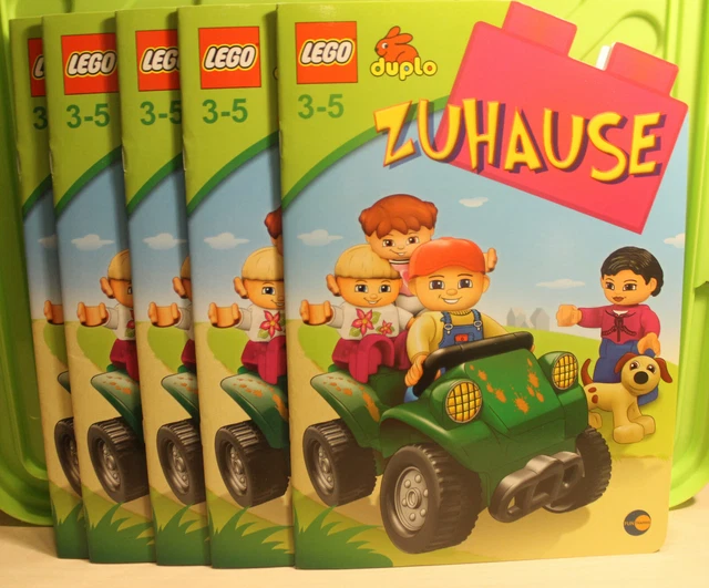 LEGO duplo Malbücher 5 Stück "Zuhause" Mitgebsel für Kindergeburtstag - neu