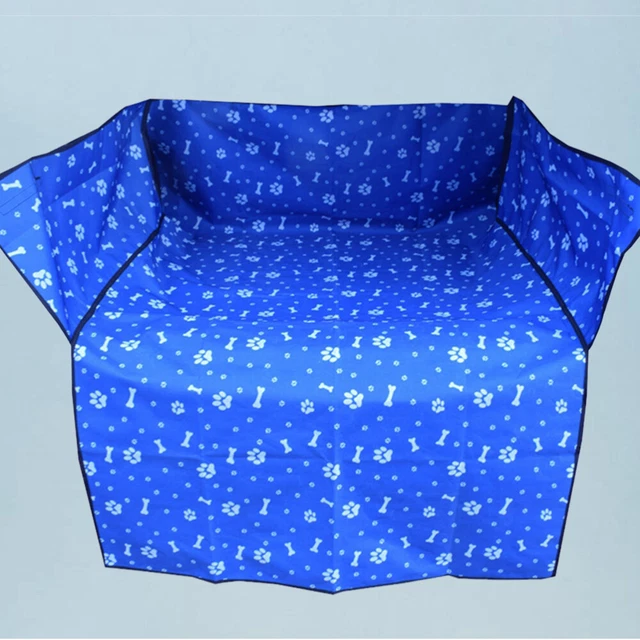 Cubiertas para perro coche coche cojín de asiento almohadilla protectora trasera plegable