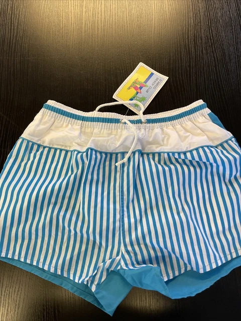 Vintage 1980’s Poly Cotton Damigo Swimming Shorts size 38” XL Gay interest (J)