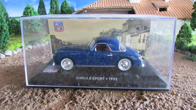 Altaya 1:43 Simca 8 Sport 1952 bleu Les belles années Simca