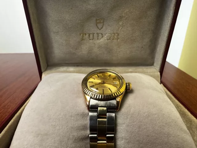 ROLEX TUDOR Princess Oysterdate Gold Women Watch - 78343 ROLEX TUDOR Princess Oysterdate Gold Women Watch - 78343