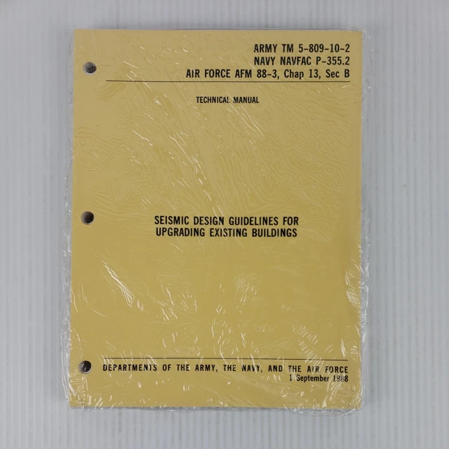 TECHNICAL MANUAL SEISMIC Design Guidelines For Upgrading Existing