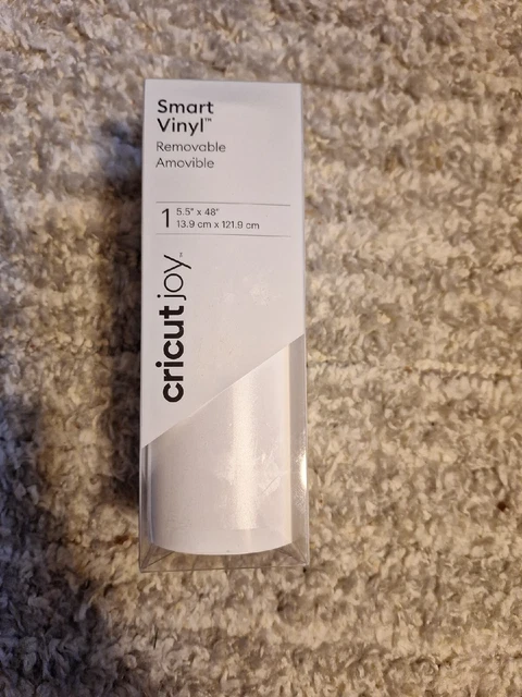 Brand New Cricut Joy Removable Smart Vinyl 5.5"X48" Roll- White