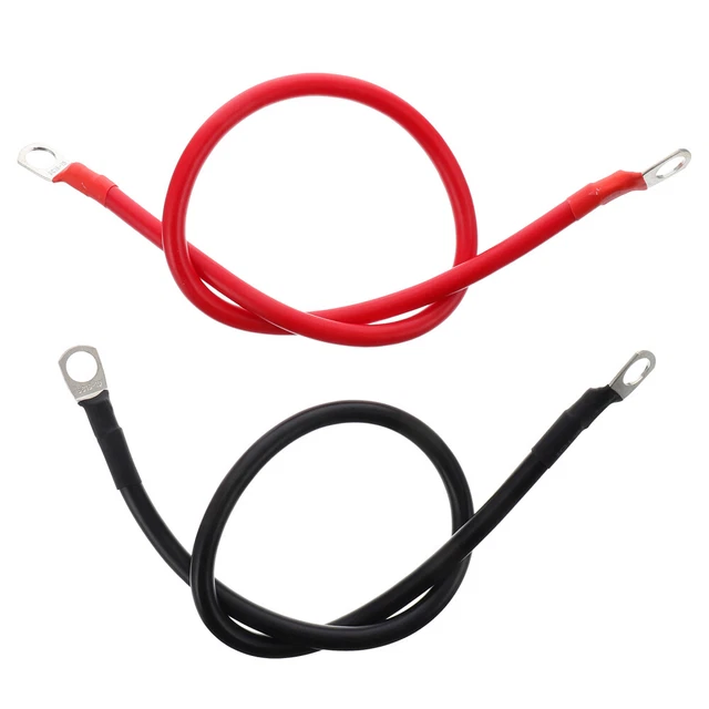 câble d'inverseur de puissance de câble de cuivre durable de 2 pièces pour