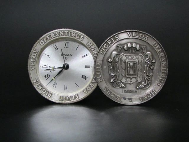 Swiza Alarm Clock 8 Day Vintage