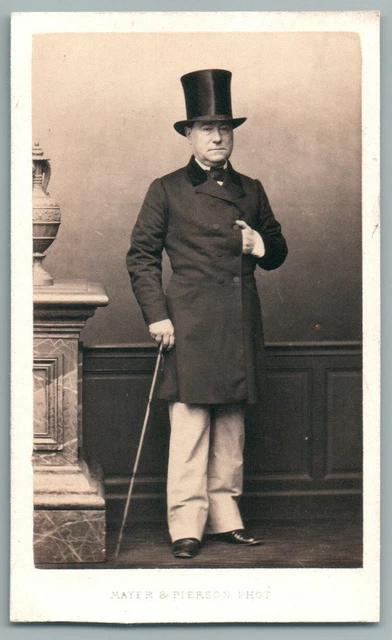 CDV Ancien 1860 - Monsieur De Courcy - Photo Nadar Paris - Noblesse
