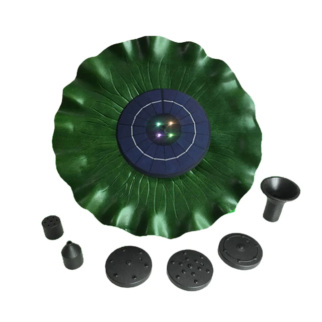 Outdoor Solar Powered Water Fountain Pump Floating Garden Pond Lawn Aquarium