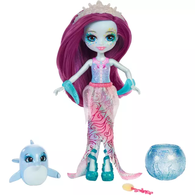BAMBOLE ENCHANTIMALS DOLCE Dolphin Nuove Bambini Giocattolo EUR 19