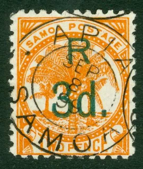 Sg 80 Samoa 2d Deep Red-Orange. Ein Sehr Fein Gebraucht Example Mit Crisp Apia