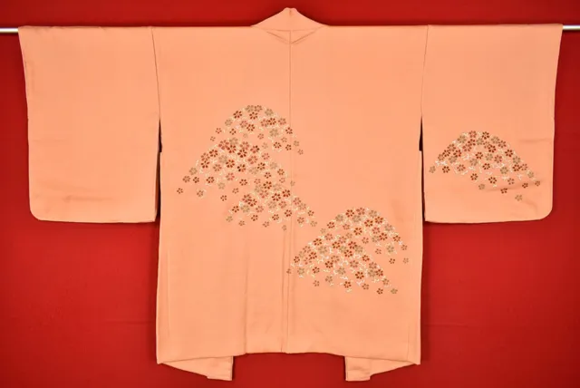 Vintage Japanese Kimono Silk Antique BORO HAORI Kusakizome Dyed/A172/570