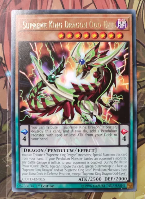 Yugioh - Supreme King Dragon Odd-Eyes (COTD-EN015) - Rare NM