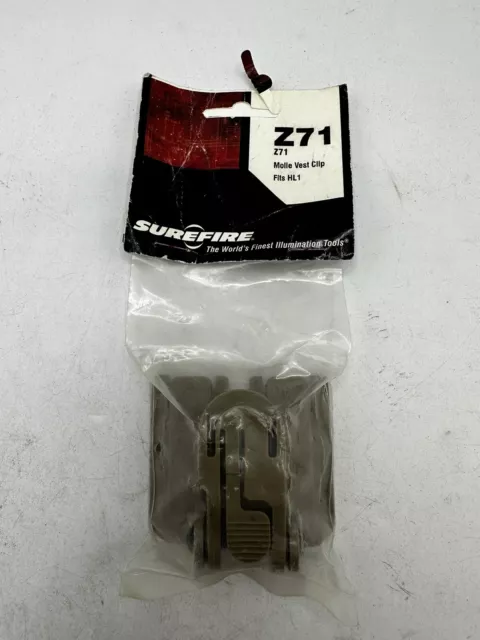 Original SureFire Z71 Molle Vest Clip (for use with HL1 Lights) x1